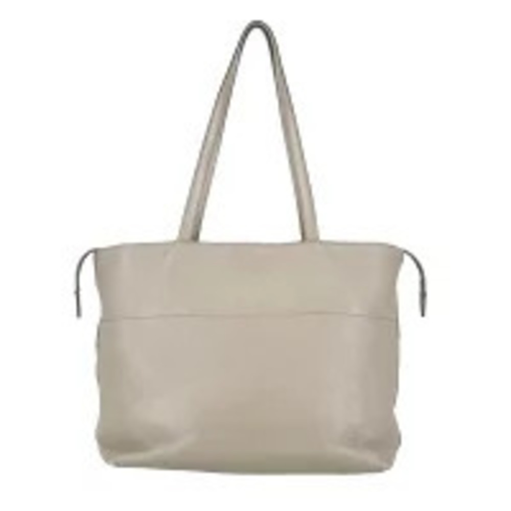 Prada Vitello Phenix Shopping Tote Bag Pebbled Leather White View 2